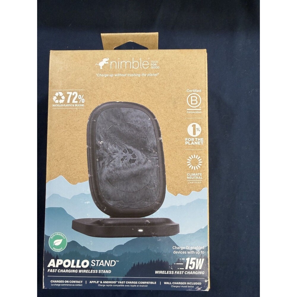 Nimble Apollo Stand Fast Charging Wireless Pad Stand 15W - NEW IN BOX